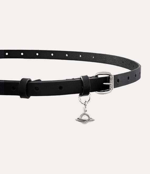 Vivienne Westwood Alex Charm Belt in BLACK